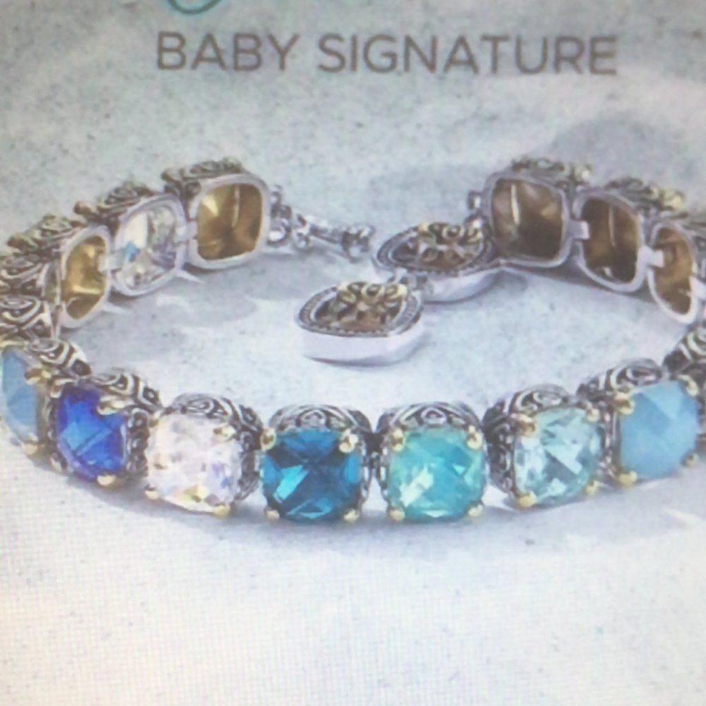 NEW - Retired - Park Lane Baby Signature Ocean Impression Bracelet